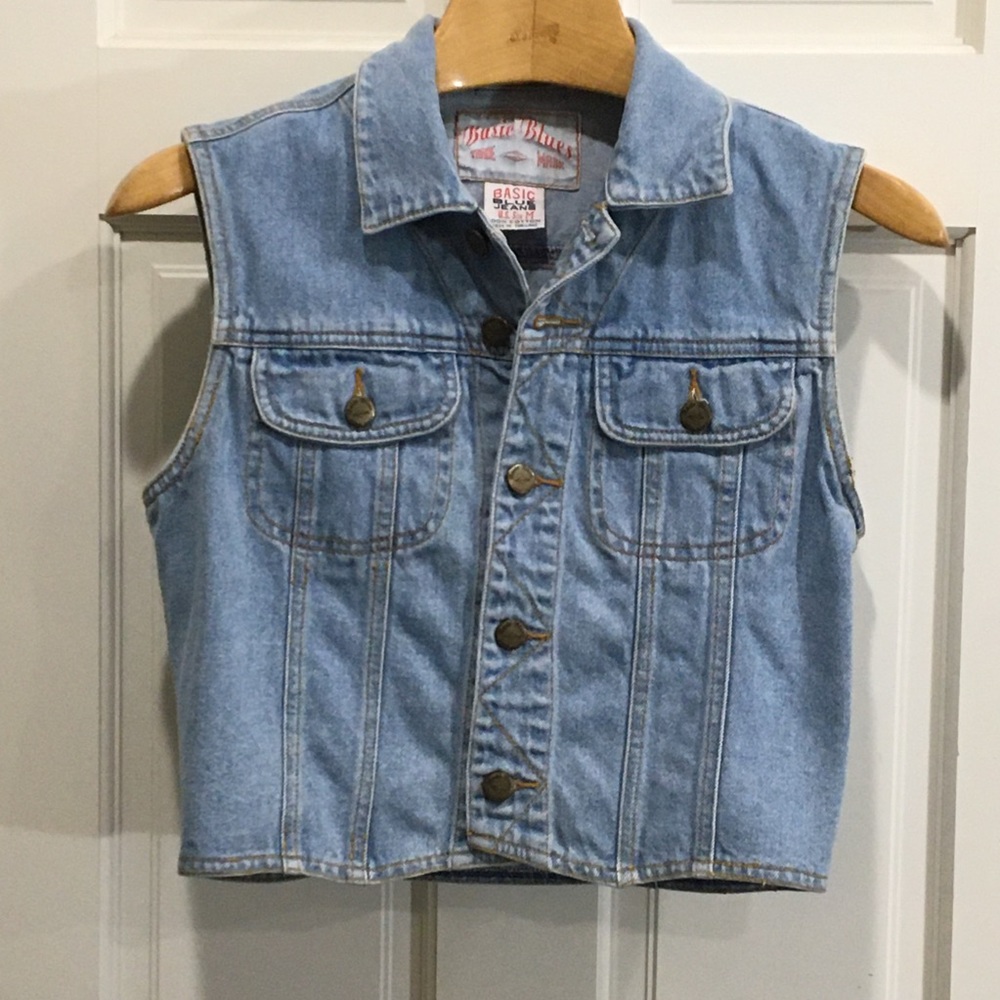 Basic Blues vintage denim vest